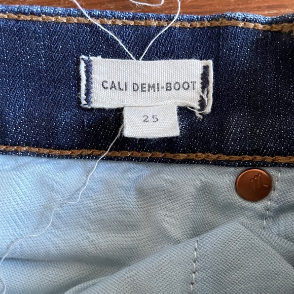 Madewell Cali-Demi Boot Raw Hem sz 25 EUC - Picture 4 of 4